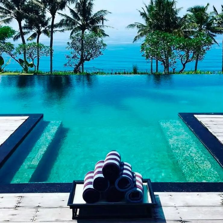 Hijau Lisa Bali Importada Para Piscina — aplicação