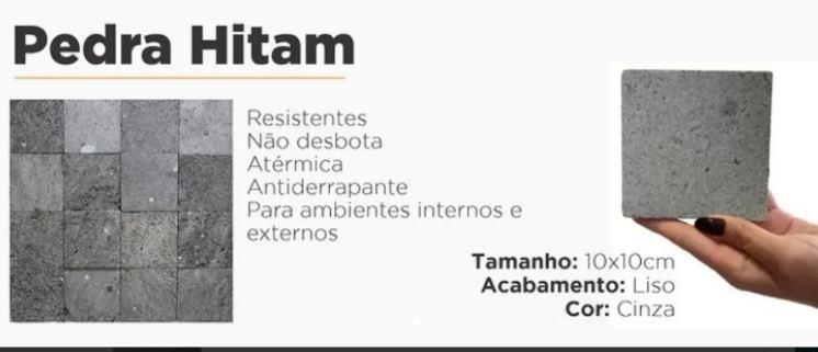 HITAN VULCANICO 10X10 (IMPORTADO) — aplicação